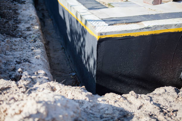 Residential Basement Waterproofing installation at a Lansing, KS home by SJ Waterproofing Pros